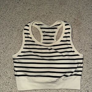 Zyia Striped sports bra